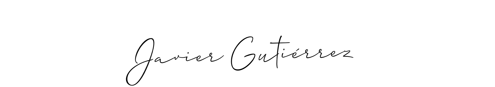 See photos of Javier Gutiérrez official signature by Spectra . Check more albums & portfolios. Read reviews & check more about Allison_Script font. Javier Gutiérrez signature style 2 images and pictures png