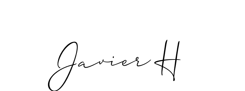 Check out images of Autograph of Javier H name. Actor Javier H Signature Style. Allison_Script is a professional sign style online. Javier H signature style 2 images and pictures png