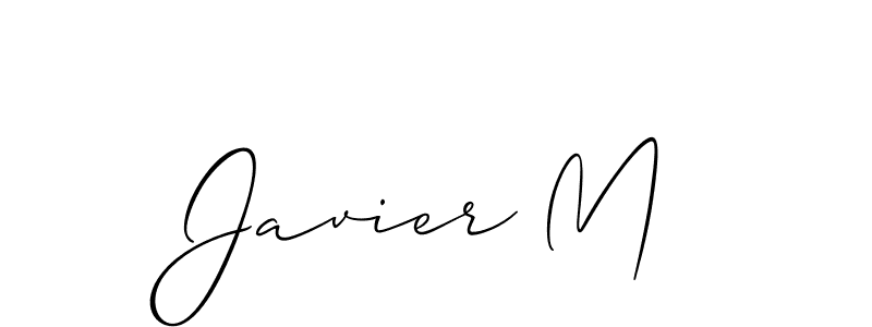 Best and Professional Signature Style for Javier M. Allison_Script Best Signature Style Collection. Javier M signature style 2 images and pictures png
