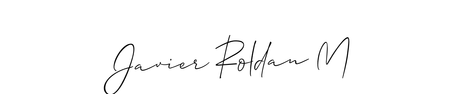 You can use this online signature creator to create a handwritten signature for the name Javier Roldan M. This is the best online autograph maker. Javier Roldan M signature style 2 images and pictures png