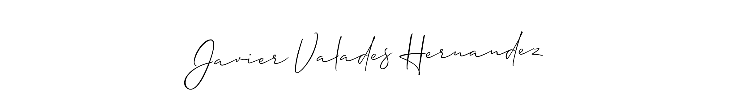 if you are searching for the best signature style for your name Javier Valades Hernandez. so please give up your signature search. here we have designed multiple signature styles  using Allison_Script. Javier Valades Hernandez signature style 2 images and pictures png