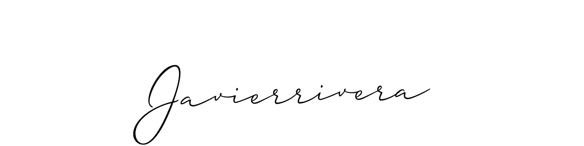 Make a beautiful signature design for name Javierrivera. With this signature (Allison_Script) style, you can create a handwritten signature for free. Javierrivera signature style 2 images and pictures png
