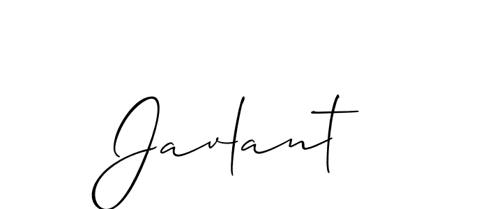 Create a beautiful signature design for name Javlant. With this signature (Allison_Script) fonts, you can make a handwritten signature for free. Javlant signature style 2 images and pictures png