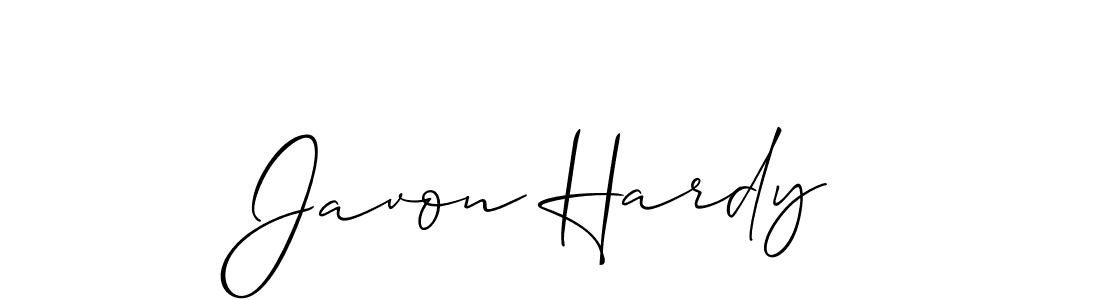 Once you've used our free online signature maker to create your best signature Allison_Script style, it's time to enjoy all of the benefits that Javon Hardy name signing documents. Javon Hardy signature style 2 images and pictures png