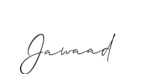 Create a beautiful signature design for name Jawaad. With this signature (Allison_Script) fonts, you can make a handwritten signature for free. Jawaad signature style 2 images and pictures png