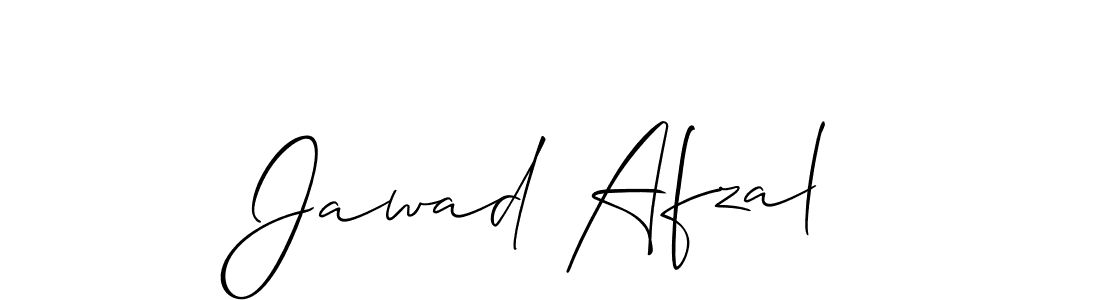 Make a beautiful signature design for name Jawad Afzal. With this signature (Allison_Script) style, you can create a handwritten signature for free. Jawad Afzal signature style 2 images and pictures png