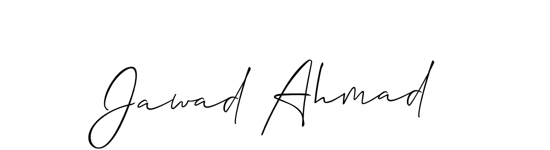 This is the best signature style for the Jawad Ahmad name. Also you like these signature font (Allison_Script). Mix name signature. Jawad Ahmad signature style 2 images and pictures png