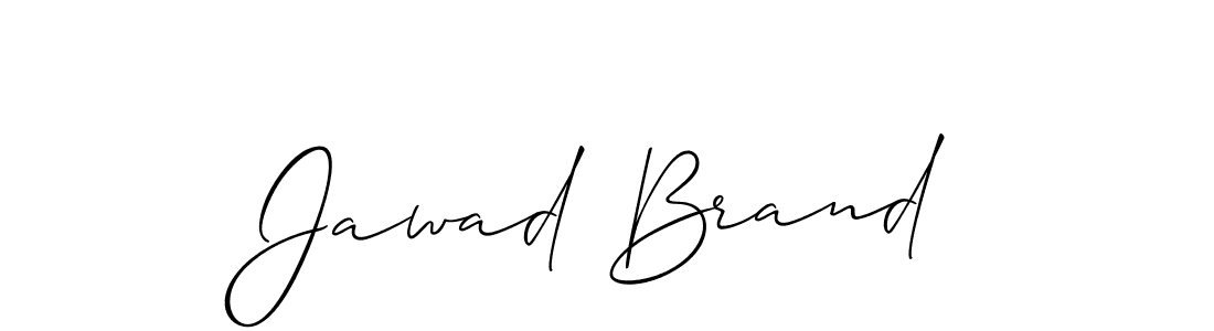 Allison_Script is a professional signature style that is perfect for those who want to add a touch of class to their signature. It is also a great choice for those who want to make their signature more unique. Get Jawad Brand name to fancy signature for free. Jawad Brand signature style 2 images and pictures png
