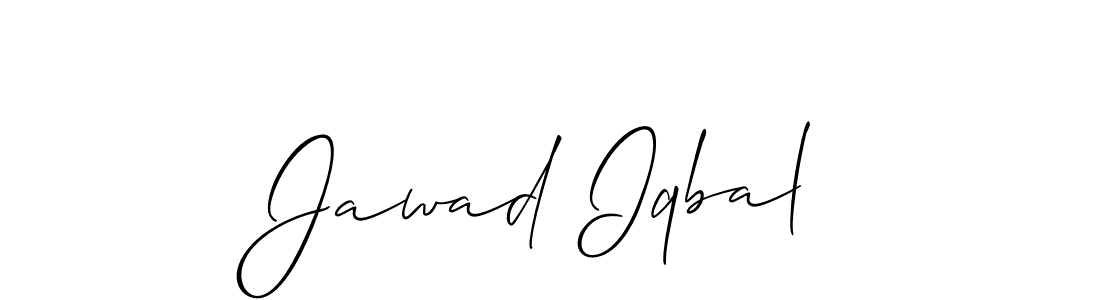 How to Draw Jawad Iqbal signature style? Allison_Script is a latest design signature styles for name Jawad Iqbal. Jawad Iqbal signature style 2 images and pictures png