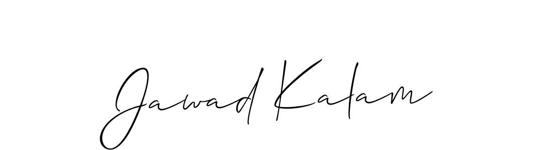 if you are searching for the best signature style for your name Jawad Kalam. so please give up your signature search. here we have designed multiple signature styles  using Allison_Script. Jawad Kalam signature style 2 images and pictures png