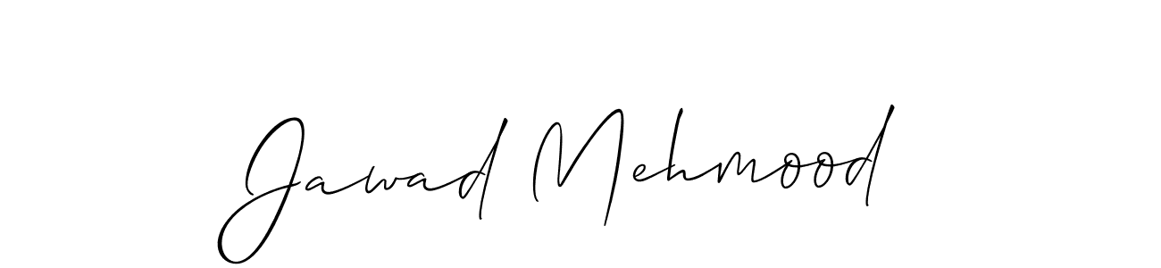 How to Draw Jawad Mehmood signature style? Allison_Script is a latest design signature styles for name Jawad Mehmood. Jawad Mehmood signature style 2 images and pictures png