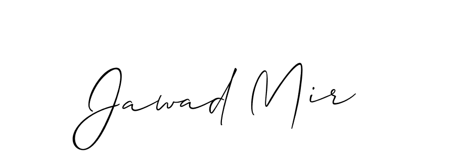 Design your own signature with our free online signature maker. With this signature software, you can create a handwritten (Allison_Script) signature for name Jawad Mir. Jawad Mir signature style 2 images and pictures png