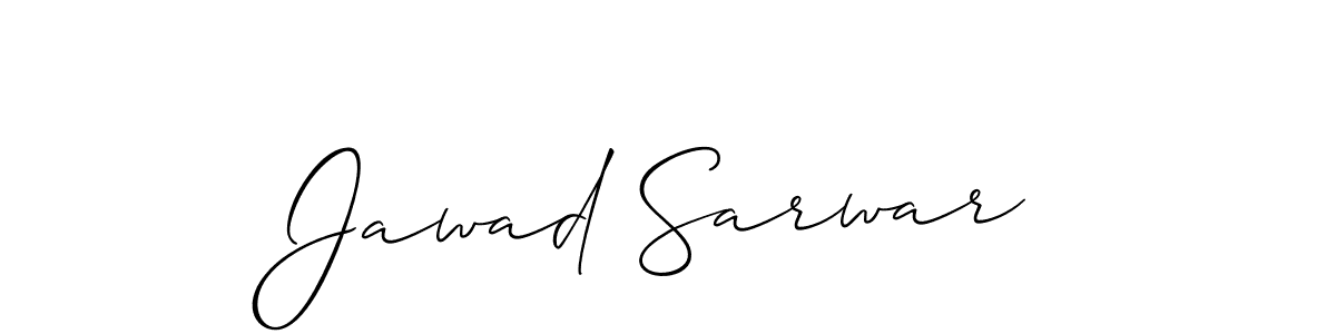 Make a short Jawad Sarwar signature style. Manage your documents anywhere anytime using Allison_Script. Create and add eSignatures, submit forms, share and send files easily. Jawad Sarwar signature style 2 images and pictures png