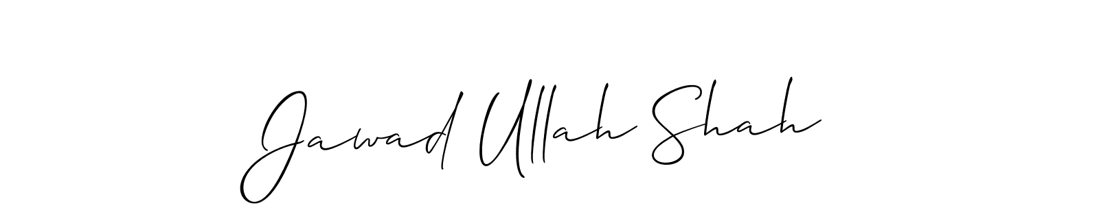 Make a short Jawad Ullah Shah signature style. Manage your documents anywhere anytime using Allison_Script. Create and add eSignatures, submit forms, share and send files easily. Jawad Ullah Shah signature style 2 images and pictures png