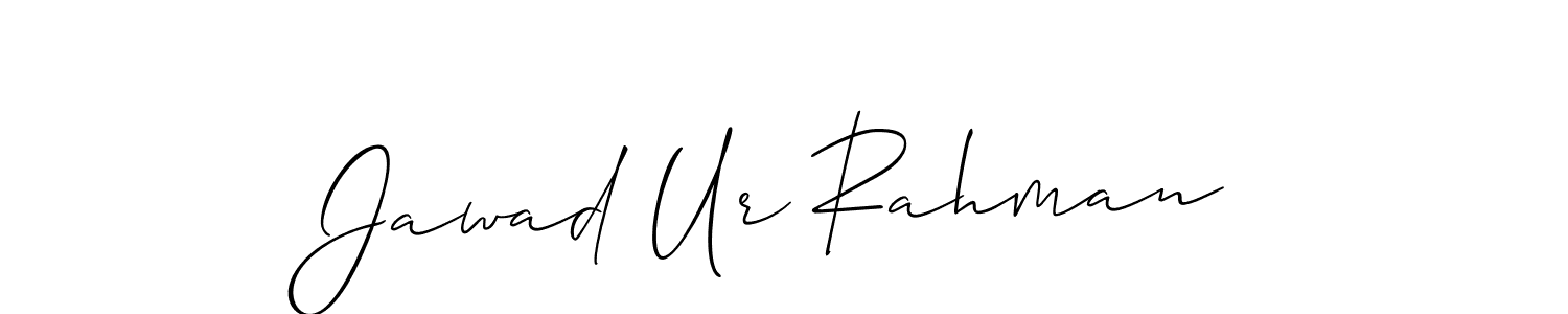 Design your own signature with our free online signature maker. With this signature software, you can create a handwritten (Allison_Script) signature for name Jawad Ur Rahman. Jawad Ur Rahman signature style 2 images and pictures png