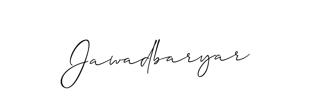 Also we have Jawadbaryar name is the best signature style. Create professional handwritten signature collection using Allison_Script autograph style. Jawadbaryar signature style 2 images and pictures png