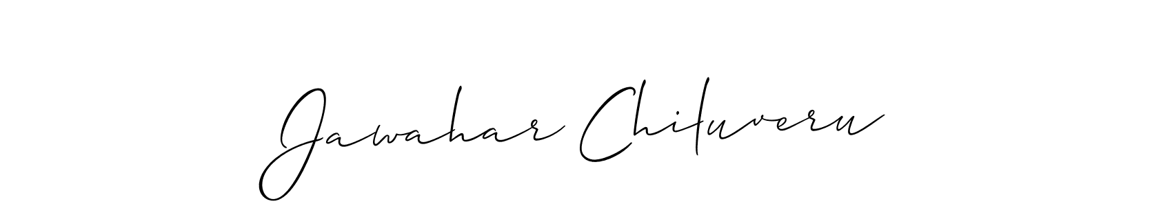 Make a beautiful signature design for name Jawahar Chiluveru. Use this online signature maker to create a handwritten signature for free. Jawahar Chiluveru signature style 2 images and pictures png