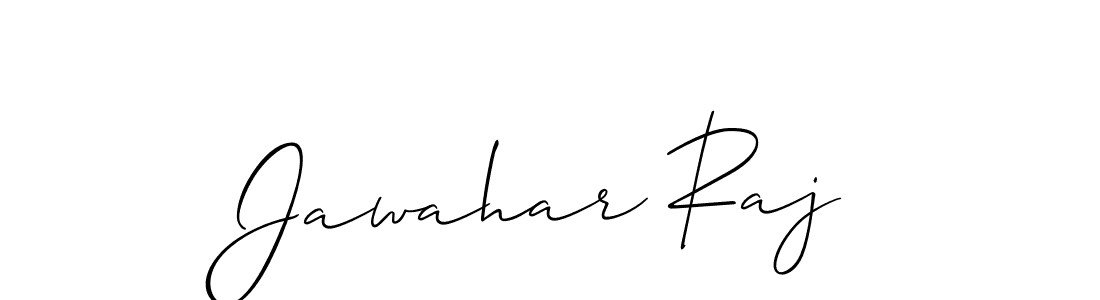 Allison_Script is a professional signature style that is perfect for those who want to add a touch of class to their signature. It is also a great choice for those who want to make their signature more unique. Get Jawahar Raj name to fancy signature for free. Jawahar Raj signature style 2 images and pictures png