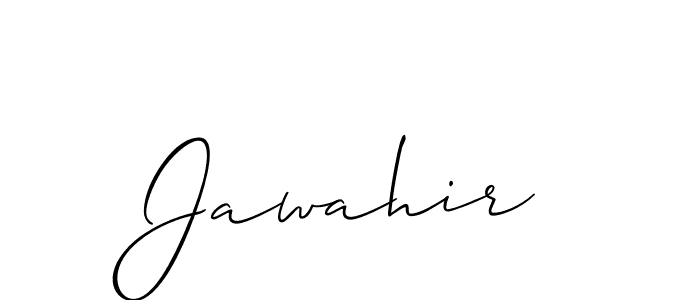 Jawahir stylish signature style. Best Handwritten Sign (Allison_Script) for my name. Handwritten Signature Collection Ideas for my name Jawahir. Jawahir signature style 2 images and pictures png