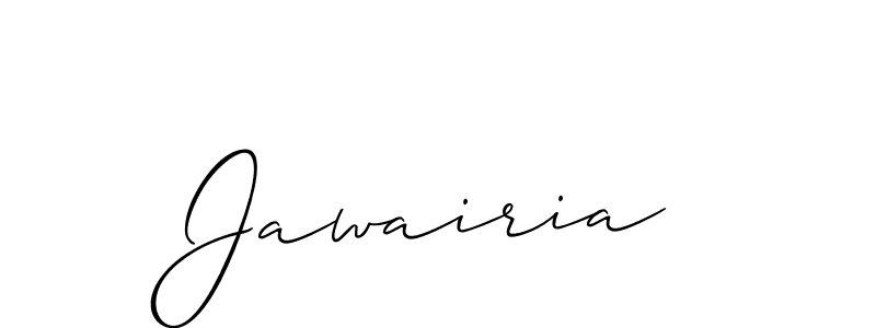 Jawairia stylish signature style. Best Handwritten Sign (Allison_Script) for my name. Handwritten Signature Collection Ideas for my name Jawairia. Jawairia signature style 2 images and pictures png