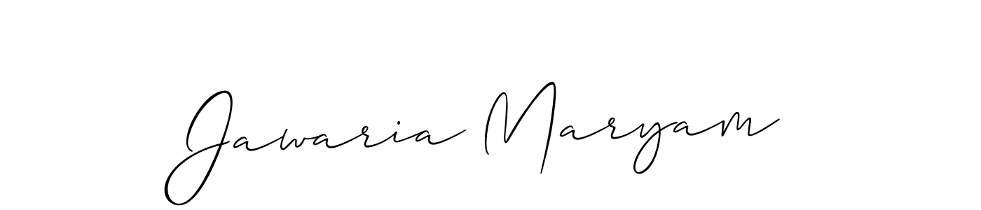 if you are searching for the best signature style for your name Jawaria Maryam. so please give up your signature search. here we have designed multiple signature styles  using Allison_Script. Jawaria Maryam signature style 2 images and pictures png