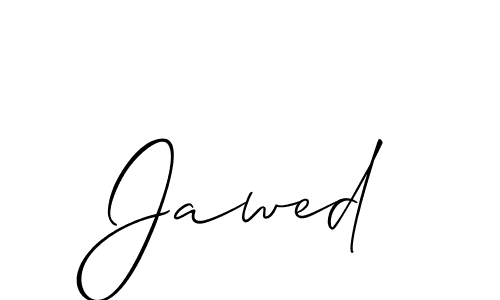 Jawed stylish signature style. Best Handwritten Sign (Allison_Script) for my name. Handwritten Signature Collection Ideas for my name Jawed. Jawed signature style 2 images and pictures png