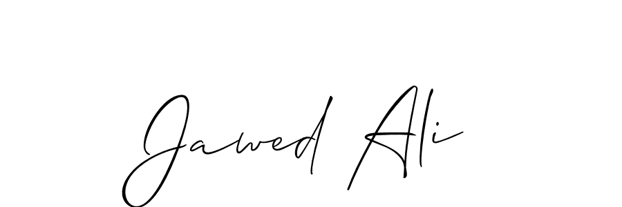 How to Draw Jawed Ali signature style? Allison_Script is a latest design signature styles for name Jawed Ali. Jawed Ali signature style 2 images and pictures png