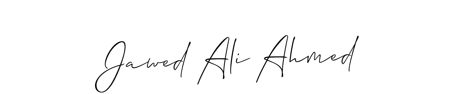 Similarly Allison_Script is the best handwritten signature design. Signature creator online .You can use it as an online autograph creator for name Jawed Ali Ahmed. Jawed Ali Ahmed signature style 2 images and pictures png