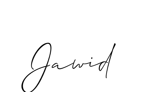 Make a beautiful signature design for name Jawid. Use this online signature maker to create a handwritten signature for free. Jawid signature style 2 images and pictures png