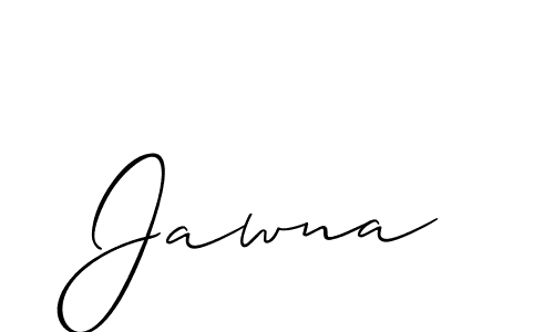 Similarly Allison_Script is the best handwritten signature design. Signature creator online .You can use it as an online autograph creator for name Jawna. Jawna signature style 2 images and pictures png