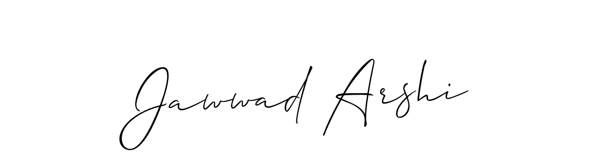 The best way (Allison_Script) to make a short signature is to pick only two or three words in your name. The name Jawwad Arshi include a total of six letters. For converting this name. Jawwad Arshi signature style 2 images and pictures png