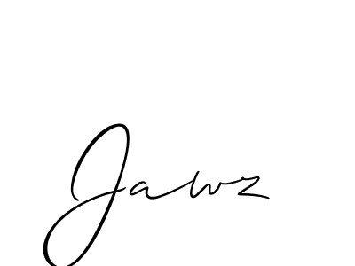 Also we have Jawz name is the best signature style. Create professional handwritten signature collection using Allison_Script autograph style. Jawz signature style 2 images and pictures png