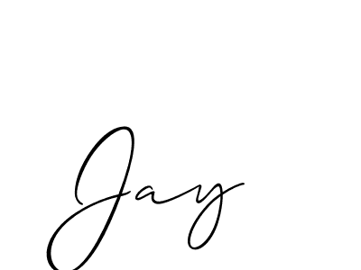 Design your own signature with our free online signature maker. With this signature software, you can create a handwritten (Allison_Script) signature for name Jay . Jay  signature style 2 images and pictures png