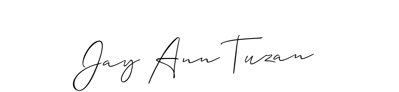 Check out images of Autograph of Jay Ann Tuzan name. Actor Jay Ann Tuzan Signature Style. Allison_Script is a professional sign style online. Jay Ann Tuzan signature style 2 images and pictures png
