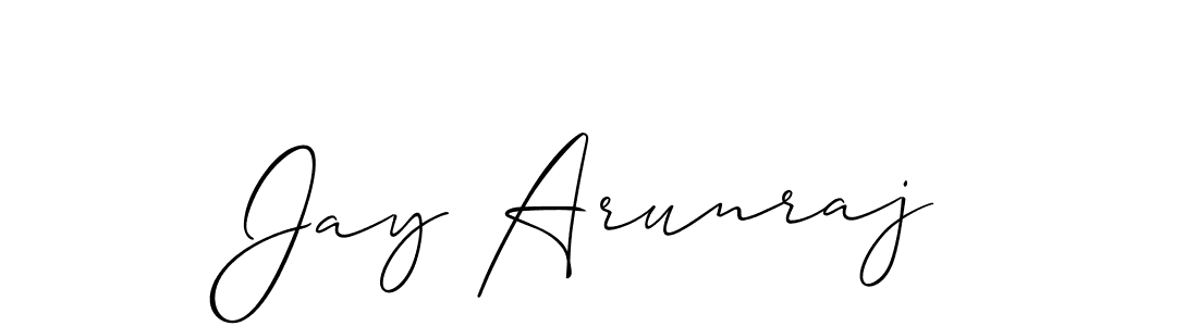 You should practise on your own different ways (Allison_Script) to write your name (Jay Arunraj) in signature. don't let someone else do it for you. Jay Arunraj signature style 2 images and pictures png