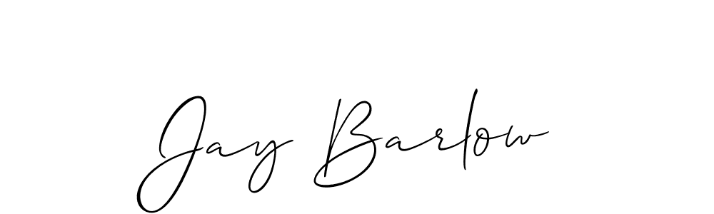 Best and Professional Signature Style for Jay Barlow. Allison_Script Best Signature Style Collection. Jay Barlow signature style 2 images and pictures png