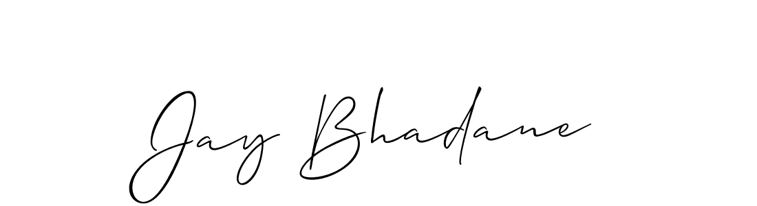 Once you've used our free online signature maker to create your best signature Allison_Script style, it's time to enjoy all of the benefits that Jay Bhadane name signing documents. Jay Bhadane signature style 2 images and pictures png