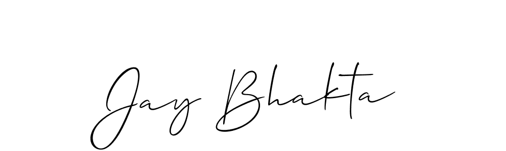 Best and Professional Signature Style for Jay Bhakta. Allison_Script Best Signature Style Collection. Jay Bhakta signature style 2 images and pictures png
