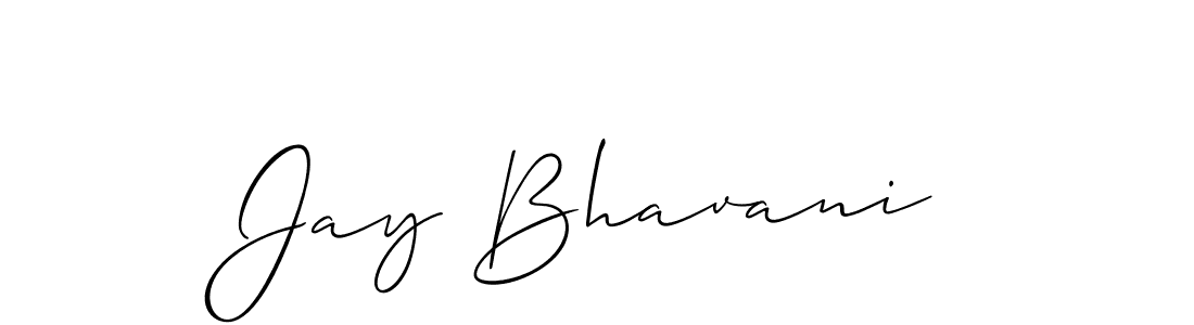 Also we have Jay Bhavani name is the best signature style. Create professional handwritten signature collection using Allison_Script autograph style. Jay Bhavani signature style 2 images and pictures png