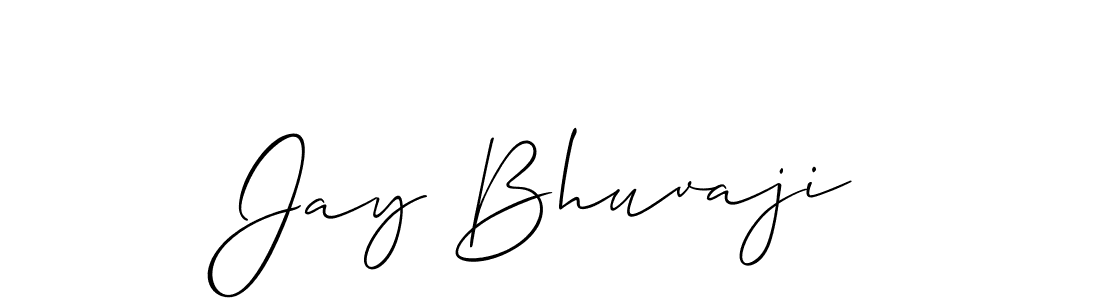 Allison_Script is a professional signature style that is perfect for those who want to add a touch of class to their signature. It is also a great choice for those who want to make their signature more unique. Get Jay Bhuvaji name to fancy signature for free. Jay Bhuvaji signature style 2 images and pictures png