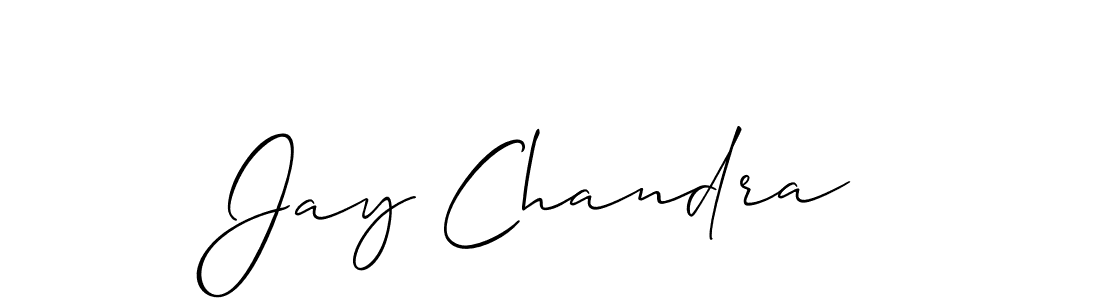 Similarly Allison_Script is the best handwritten signature design. Signature creator online .You can use it as an online autograph creator for name Jay Chandra. Jay Chandra signature style 2 images and pictures png