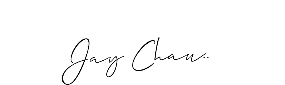 Make a beautiful signature design for name Jay Chau... Use this online signature maker to create a handwritten signature for free. Jay Chau.. signature style 2 images and pictures png