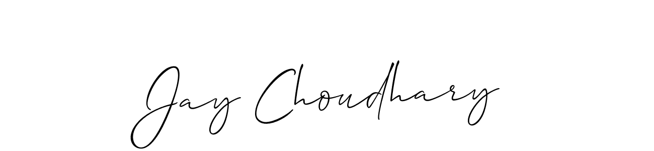 Jay Choudhary stylish signature style. Best Handwritten Sign (Allison_Script) for my name. Handwritten Signature Collection Ideas for my name Jay Choudhary. Jay Choudhary signature style 2 images and pictures png