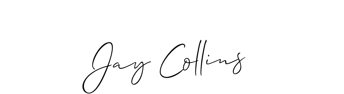 How to make Jay Collins signature? Allison_Script is a professional autograph style. Create handwritten signature for Jay Collins name. Jay Collins signature style 2 images and pictures png