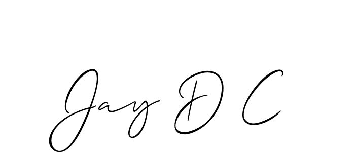 This is the best signature style for the Jay D C name. Also you like these signature font (Allison_Script). Mix name signature. Jay D C signature style 2 images and pictures png