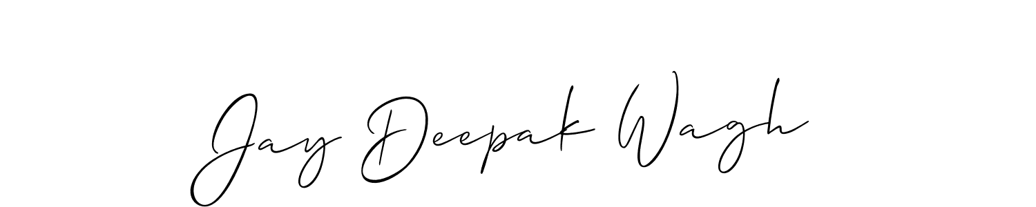 You can use this online signature creator to create a handwritten signature for the name Jay Deepak Wagh. This is the best online autograph maker. Jay Deepak Wagh signature style 2 images and pictures png