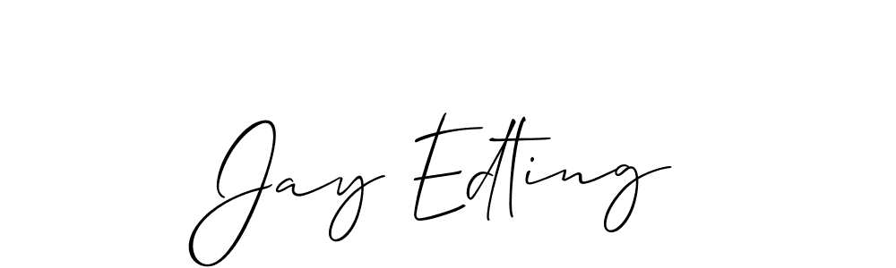 Once you've used our free online signature maker to create your best signature Allison_Script style, it's time to enjoy all of the benefits that Jay Edting name signing documents. Jay Edting signature style 2 images and pictures png