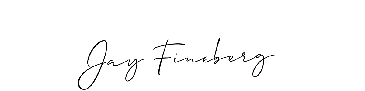 It looks lik you need a new signature style for name Jay Fineberg. Design unique handwritten (Allison_Script) signature with our free signature maker in just a few clicks. Jay Fineberg signature style 2 images and pictures png