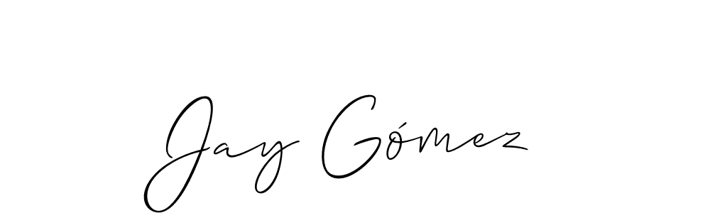 You can use this online signature creator to create a handwritten signature for the name Jay Gómez. This is the best online autograph maker. Jay Gómez signature style 2 images and pictures png