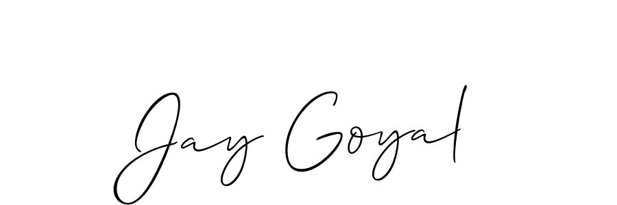 This is the best signature style for the Jay Goyal name. Also you like these signature font (Allison_Script). Mix name signature. Jay Goyal signature style 2 images and pictures png